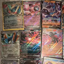 Pokemon TCG 28-Card Holo Lot EX/V Lucario V Yveltal EX Mewtwo EX EN - Image 4