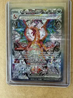 Pokemon Card Charizard ex - 233/197 - Rare Holo - Image 1