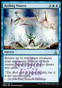 Roiling Waters 4x FOIL OGW MTG Oath of the Gatewatch Uncommon MINT blue - Image 1