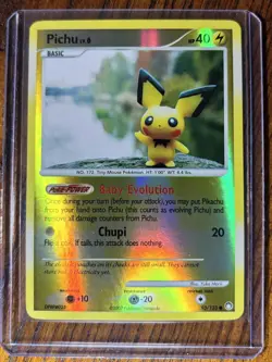 Pichu Mysterious Treasures 93/123 Reverse Holo Pokemon TCG - Image 1