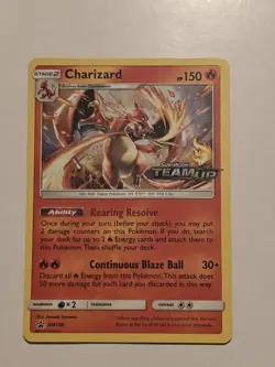 Pokemon TCG Charizard SM158 SM Black Star Promo Holo 150HP English MP/HP - Image 1