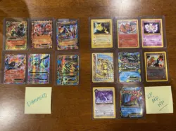 Nintendo Pokemon TCG lot (Damaged to LP) - Image 1