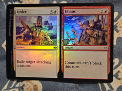 Order / Chaos FOIL Dominaria Remastered MTG Magic - Image 3