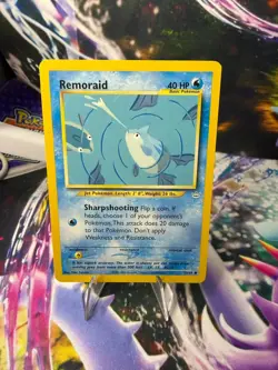 REMORAID 50/64 NEO REVELATION Unlimited Common Pokemon - Image 1