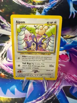 AIPOM 26/111 NEO GENESIS Unlimited Uncommon Pokemon - Image 1