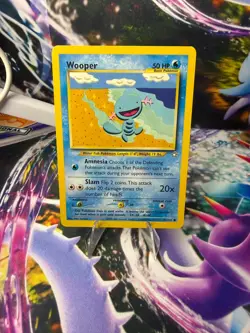 WOOPER 82/111 NEO GENESIS Unlimited Common Pokemon - Image 1