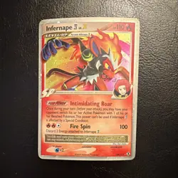 The Pokemon Company Infernape E4 Lv.X 110 HP 108/111 Rising Rivals Holo EN - Image 1