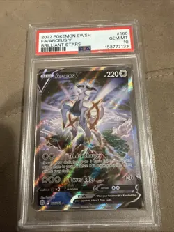 Pokemon Brilliant Stars Arceus V PSA 10 - Image 1