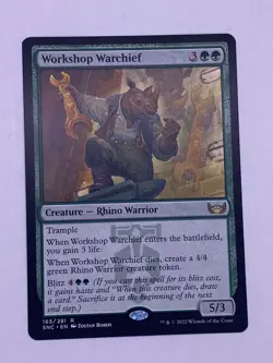 MTG Workshop Warchief Streets of New Capenna Regular - Image 1