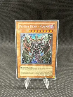 YUGIOH DESTINY HERO PLASMA CT04-EN003 SECRET LIMITED ED NM/VLP - Image 1