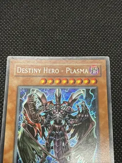 YUGIOH DESTINY HERO PLASMA CT04-EN003 SECRET LIMITED ED NM/VLP - Image 3
