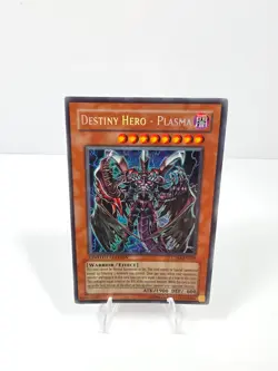 Yu-Gi-Oh! TCG Secret Rare Destiny Hero - Plasma CT04-EN003 Near Mint - Image 1