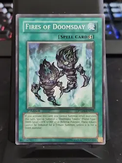 Fires of Doomsday - 1st Edition - Rare Foil - Yugioh Spell Card - Vintage - Image 1