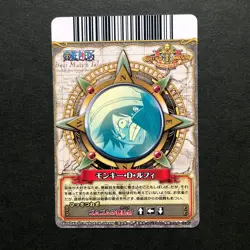 S5866 Luffy C397-W R Japanese One Piece Berry Match Carddass Card YM26 - Image 2