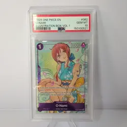 Bandai One Piece Card Game O-Nami OP05-062 Promo Foil PSA 10 2025 - Image 1