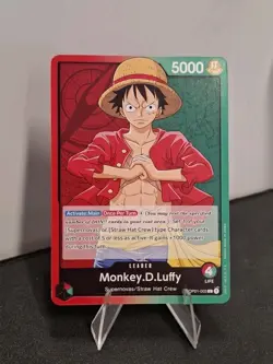 One Piece Monkey D Luffy OP01-003 PRE ERRATA Leader Romance Dawn pre-errata RARE - Image 1