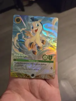 Pegasus - Gift for Hercules (1) 1 Disney Lorcana Promo Cards Holo - Image 1