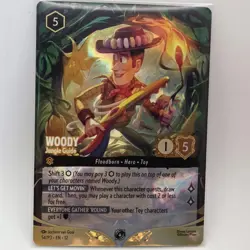 Woody - Jungle Guide 54/P3 Set Champ Promo Enchanted Foil Wilds Unknown Lorcana - Image 1