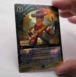 Woody - Jungle Guide 54/P3 Set Champ Promo Enchanted Foil Wilds Unknown Lorcana - Image 3