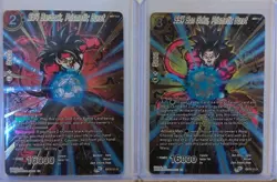 Dragon Ball Super Card Game SS4 Son Goku & SS4 Bardick 2021 EX19-35 & EX19-25 - Image 1