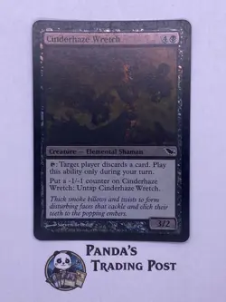 MTG Cinderhaze Wretch Shadowmoor Foil - Image 1