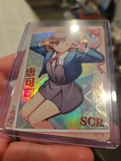 Tang Keke SCR Goddess Story Anime Waifu SCR Trading Card Holo Foil 01 - Image 3