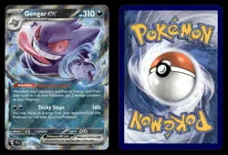 Gengar ex 104/162 Double Rare Temporal Forces Pokemon Card - Image 1