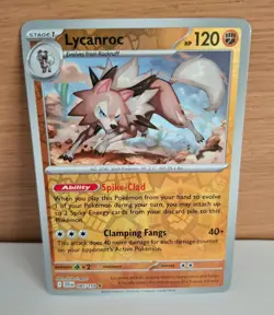 Lycanroc 085/159 Sv09 Pokemon Card Journey Together Reverse Holo NM - Image 1
