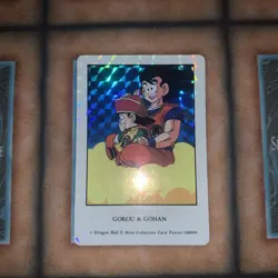 goku and gohan dragon ball z hero collection card - Image 1