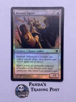 MTG Akrasan Squire Shards of Alara Foil - Image 1