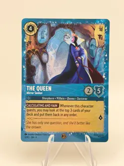 The Queen Mirror Seeker - Disney Lorcana Promo Cards 12/P3 Glitter Foil NM - Image 1