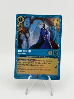 The Queen Mirror Seeker - Disney Lorcana Promo Cards 12/P3 Glitter Foil NM - Image 2