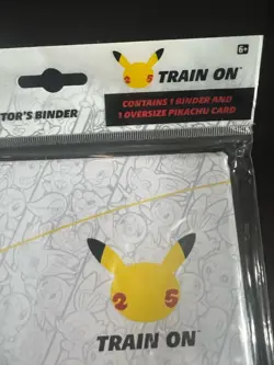 Pokemon 25th Anniversary First Partner Collector’s Jumbo Card Binder New Sealed - Image 4