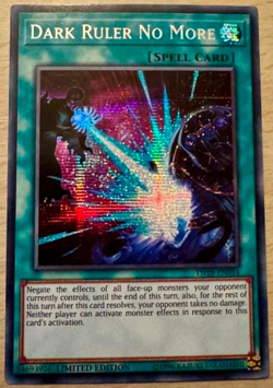 Yu-Gi-Oh! Dark Ruler No More TN19-EN014 Prismatic Secret Rare Card - Image 1