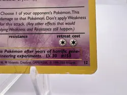 Pokemon Card Mewtwo JR Stamp Rally Promo 2000 Japanese - Image 5