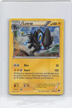 Luxray 46/122 Cracked Ice Holo Rare - XY Breakpoint - Pokemon Card - LP - Image 1