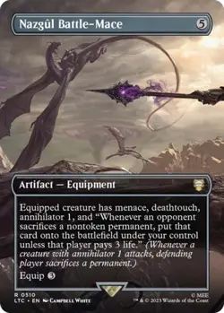 Nazgul Battle-Mace (Borderless) -Foil Near Mint MTG - Image 1