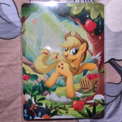 Kayou My Little Pony Card Game Applejack BP01-RR04 Full Art Foil - Image 1