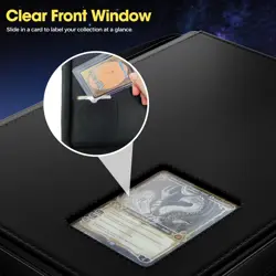 ProCase 4 Pocket Top Loader Binder, Holding 144 Cards in 4-pocket, Black - Image 4