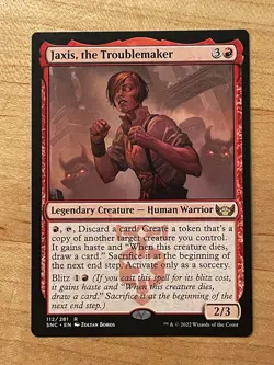 MTG NM Jaxis, the Troublemaker [Street of New Capenna] - Image 1