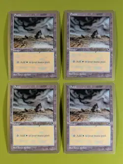 Plains (Rocks) x4 Tempest 1998 Brian Hacker World Championship Decks 4x MTG - Image 1