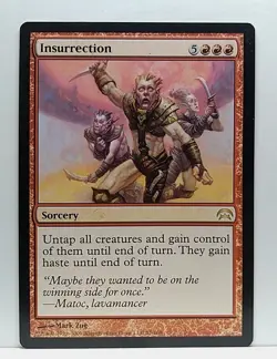 Insurrection Planechase 2009 PLD Red Rare, Magic The Gathering. Mtg4 - Image 1