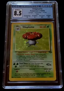 1999 Pokemon Jungle Holo Vileplume #15 CGC 8.5 NM/MINT+. Freshly Graded- PSA9! - Image 1