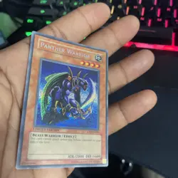 Panther Warrior CT2-EN006 Secret Rare 2005 Collectors Tin Yu-Gi-Oh LP - Image 2