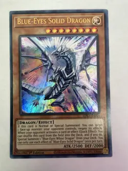 Yugioh - Blue-Eyes Solid Dragon - Ultra - 1st - LDS2-EN014 - NM - Image 1