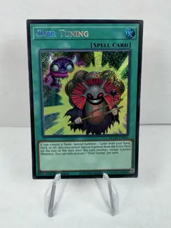 Yugioh - Over Tuning Secret Rare BLGG-EN034, MP 1st Edition - Image 1