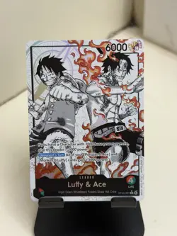 Luffy & Ace (Parallel) - Starter Deck EX (ST-30) One Piece Alt Art ENGLISH - Image 1