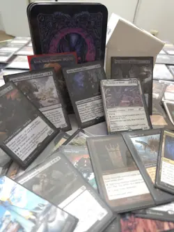 K'rrik Son Of Yawgmoth Custom EDH Deck Fan Art MTG Proxies Sleeves and Box - Image 1