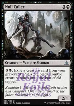 Null Caller 4x FOIL OGW MTG Oath of the Gatewatch Uncommon MINT black - Image 1