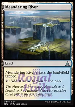 Meandering River 2x FOIL OGW MTG Oath of the Gatewatch Uncommon MINT white blue - Image 1